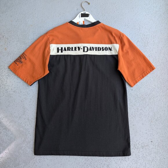 Harley-Davidson Colorblock Short Sleeve Shirt men's size M BNWT - Picture 6 of 7